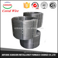 HOT Selling Cored Wire CaSi para la fabricación de acero